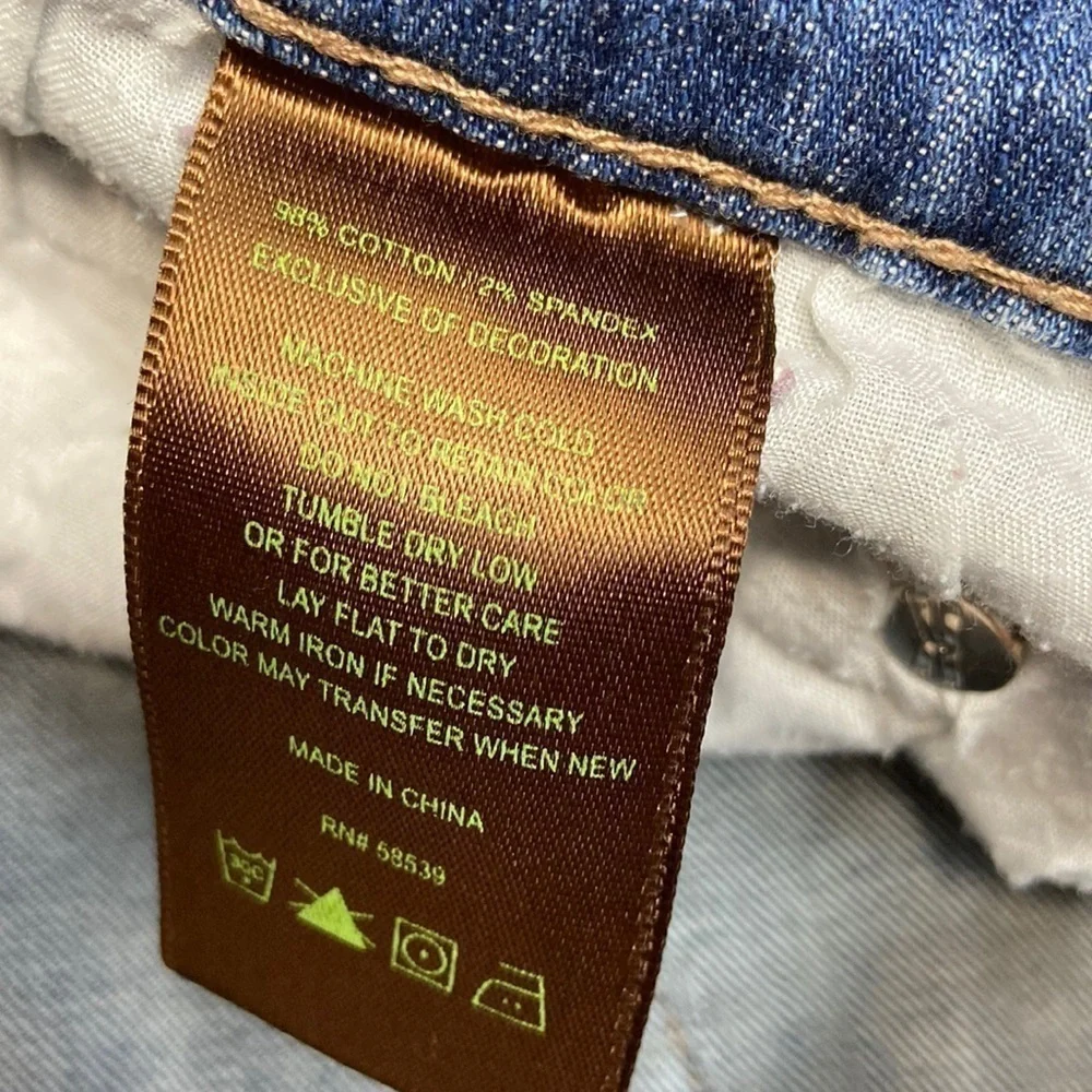 Kut from the Kloth Mid Rise Denim Bermuda Shorts